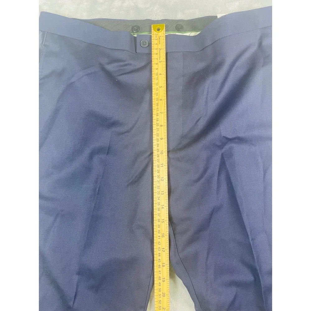 Lauren Ralph Lauren Tuxedo Pants Mens 40x32 Navy New Classic Fit Satin Stripe